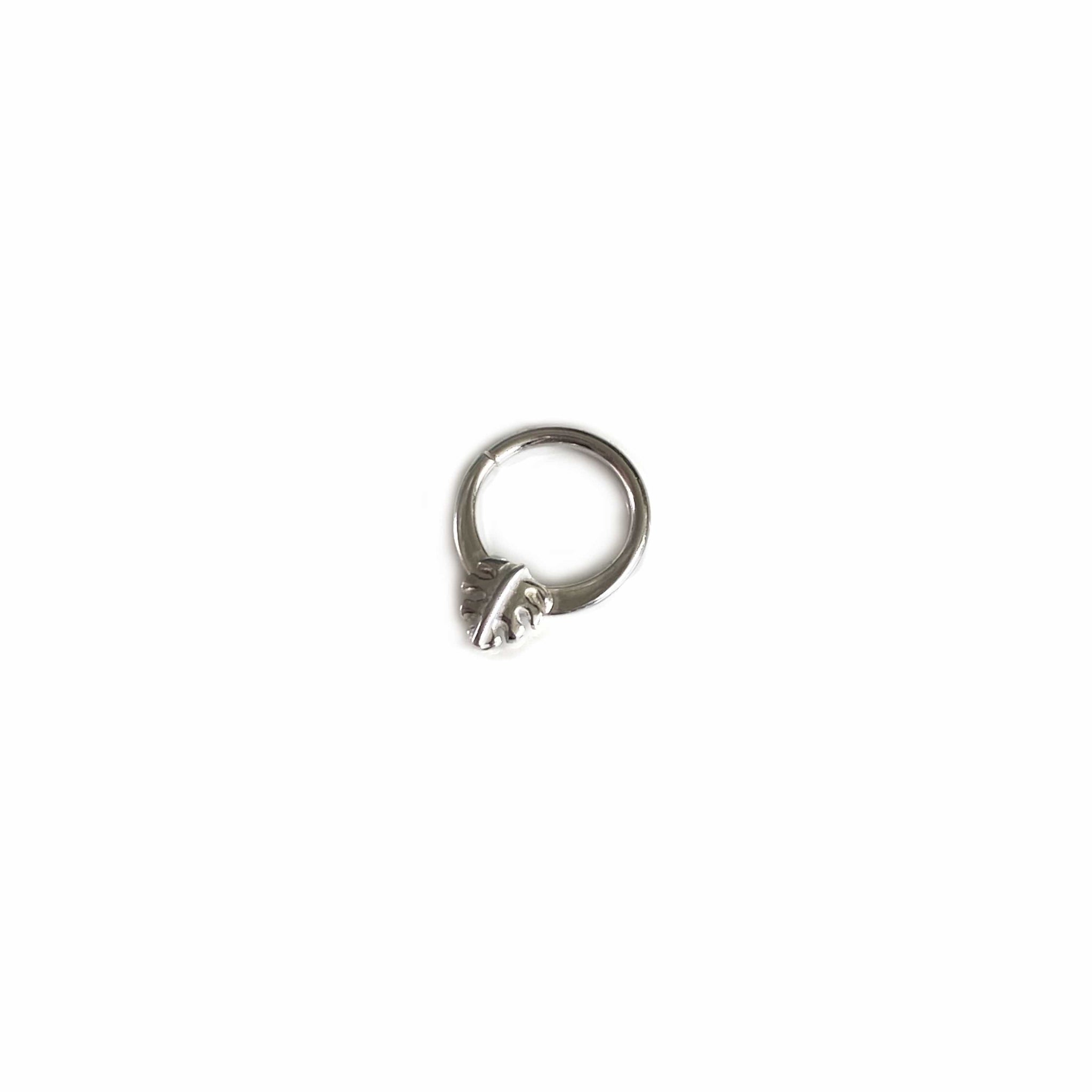 Sterling silver hot sale septum ring