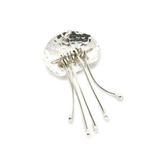 Load image into Gallery viewer, Pendant Silver Reticulated Jellyfish Pendant MidwinterHollow