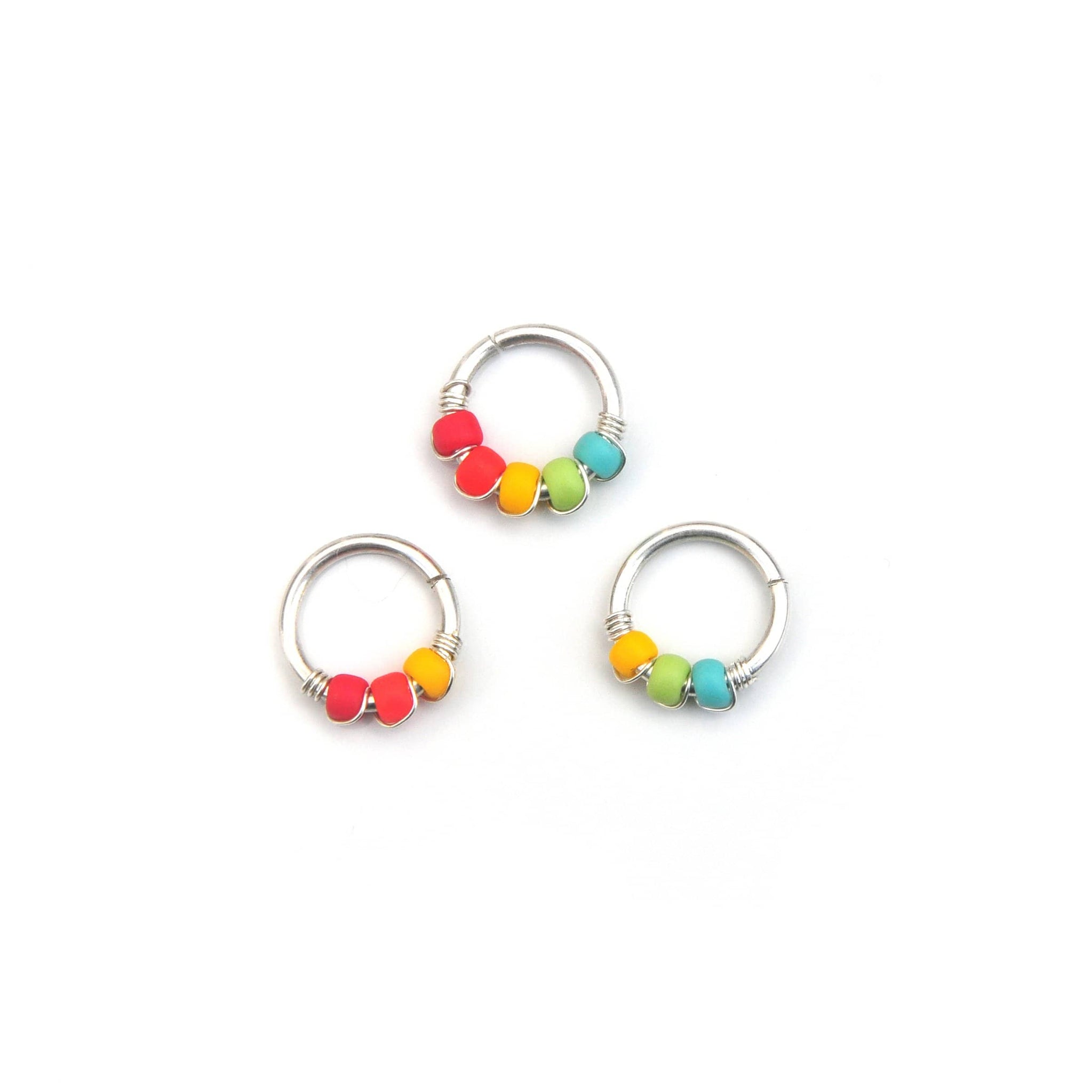 Rainbow septum deals ring