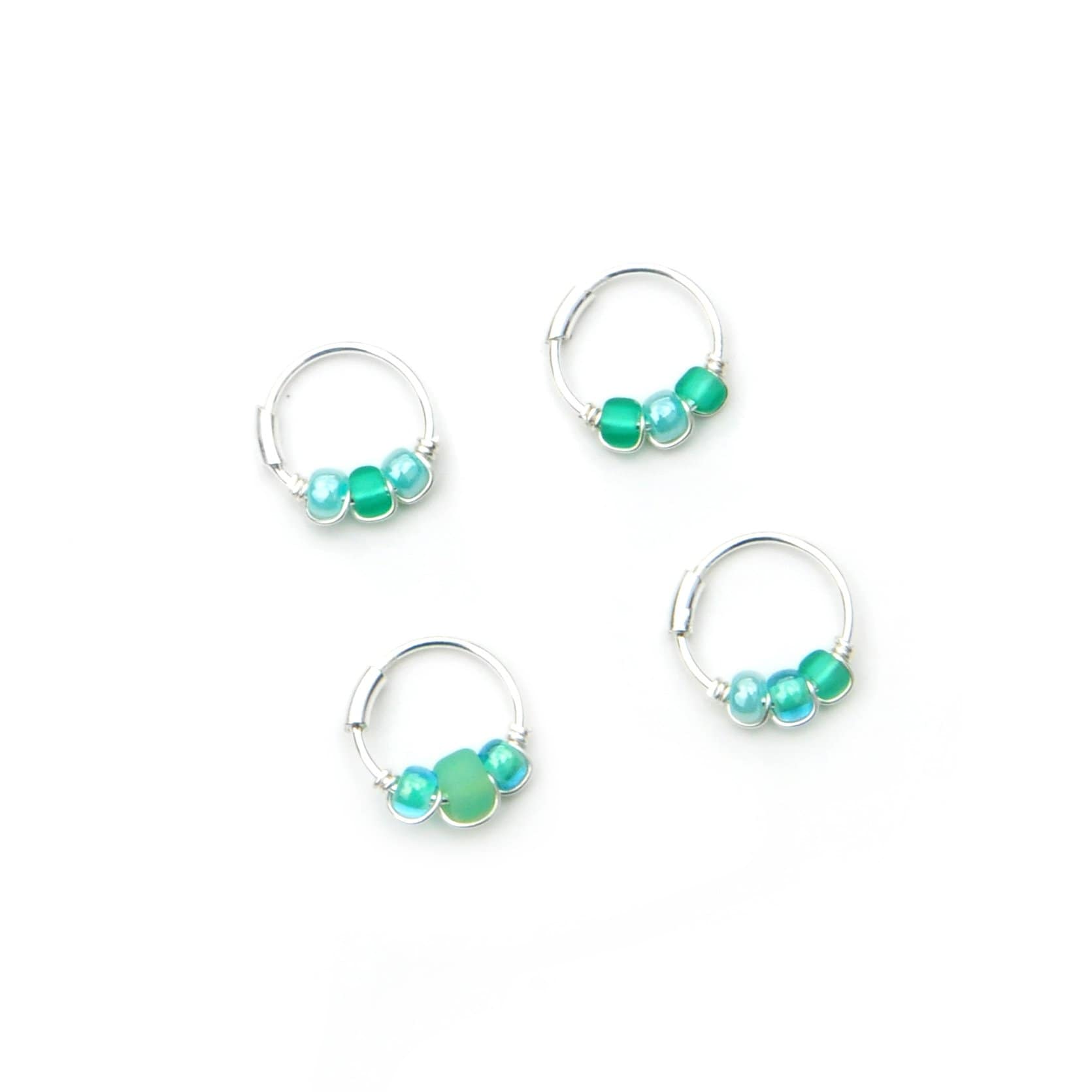 Sterling silver cartilage on sale hoops